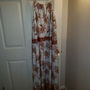 Paisley halter maxi dress 34/36W